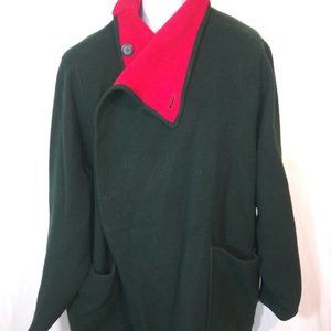 Vintage JIMMY HOURIHAN Green Wool Jacket. Made in Ireland